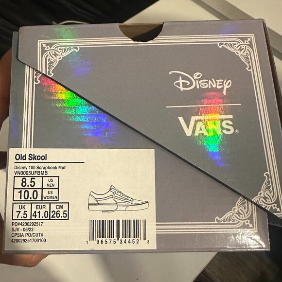 🎀Men's Old Skool Disney x Vans 'Scrapbook - Brown - Picture 6 of 6